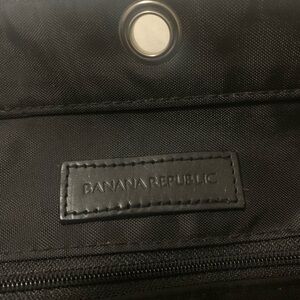Banana Republic Black Laptop Bag with Zipper and Reinforced Seams